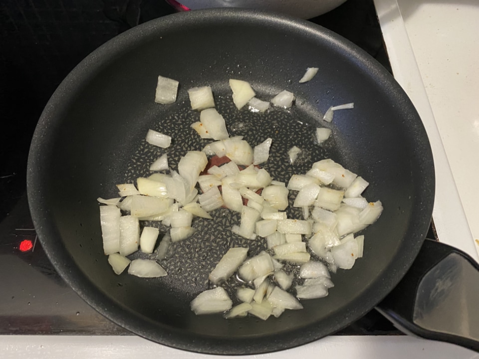 Cooking Step 1: Onions cooking-1-onions